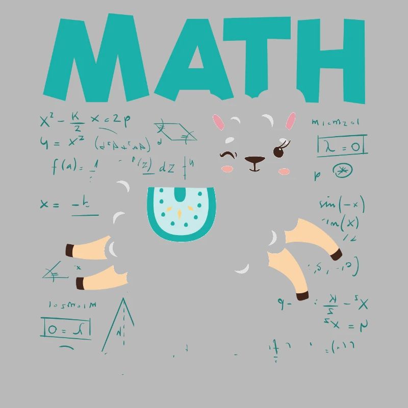 Math llama | Idée cadeau école de professeur de mathématiques
