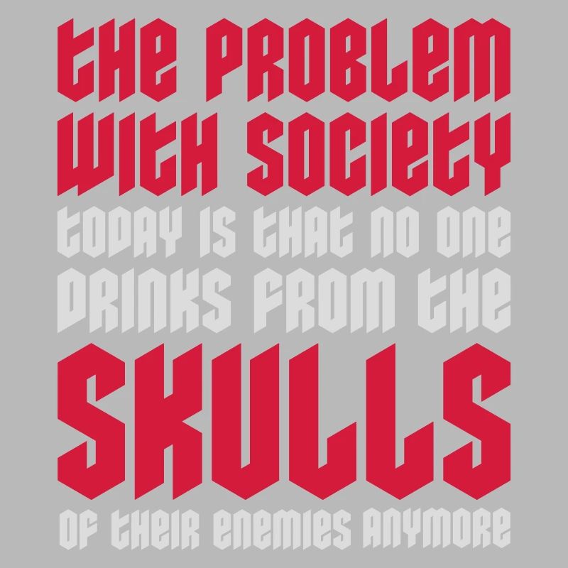 drinks from enemies skulls