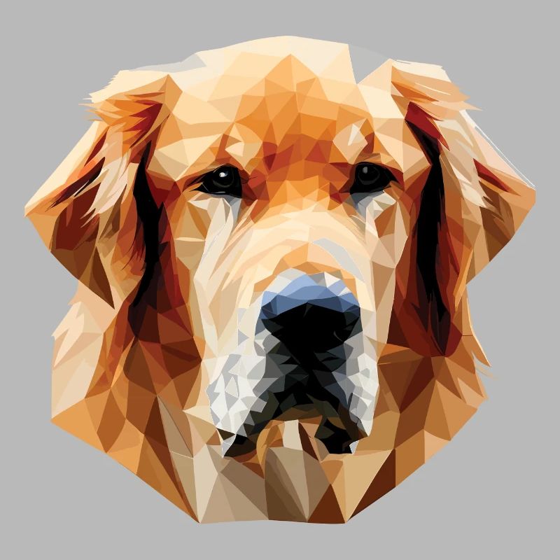 Labrabor Hund Polygon