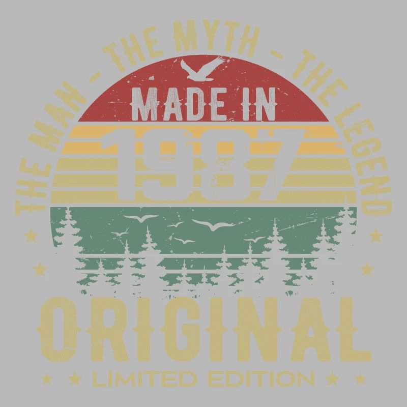 Original 1987 Retro 1987 Geburtstagsgeschenk 1987