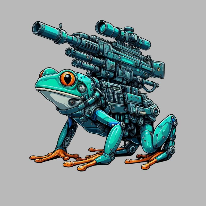 Frog Robot Mech Cyborg Future