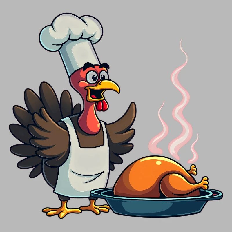 Cuisinier de dinde de Thanksgiving