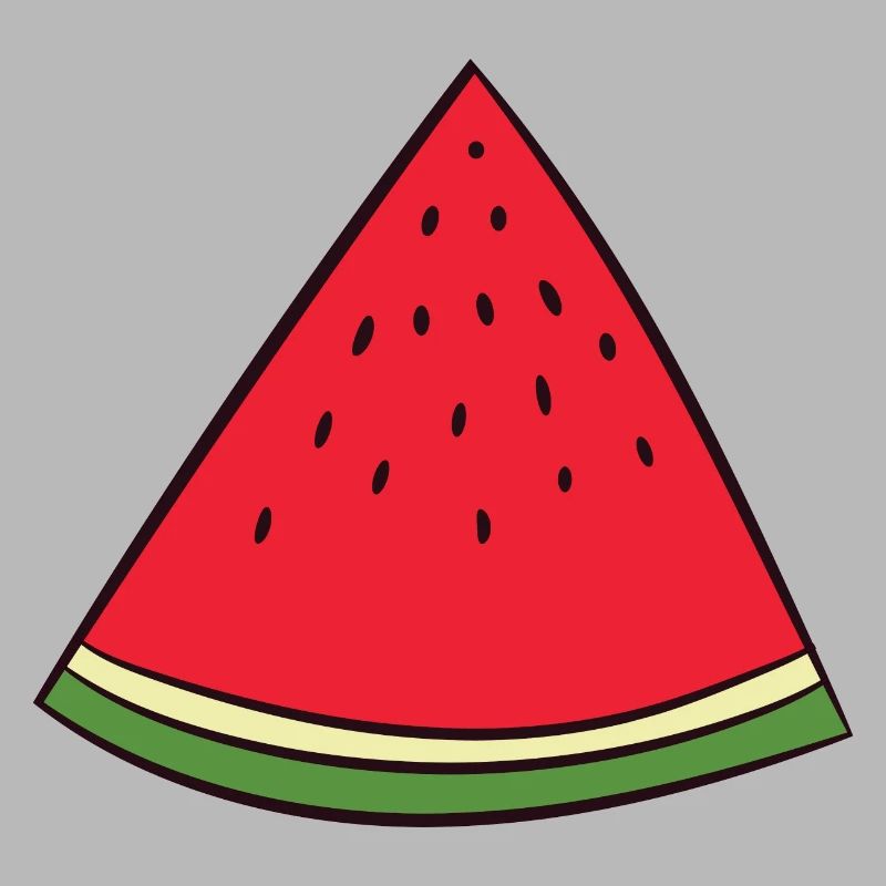 Pastèque - disque, pièce, quart, triangle