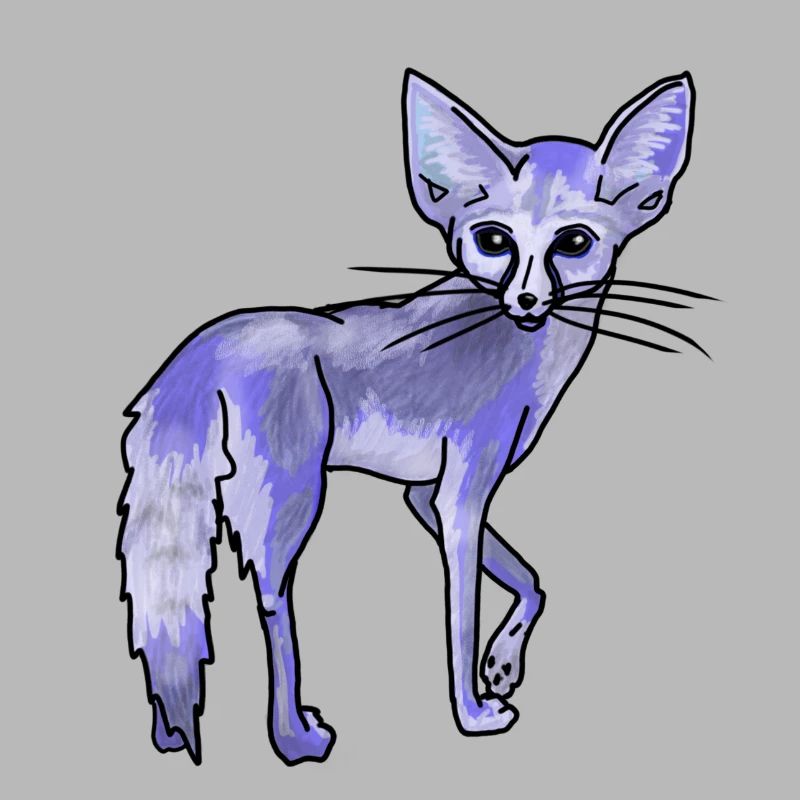 Magical Desert Fox, Blue