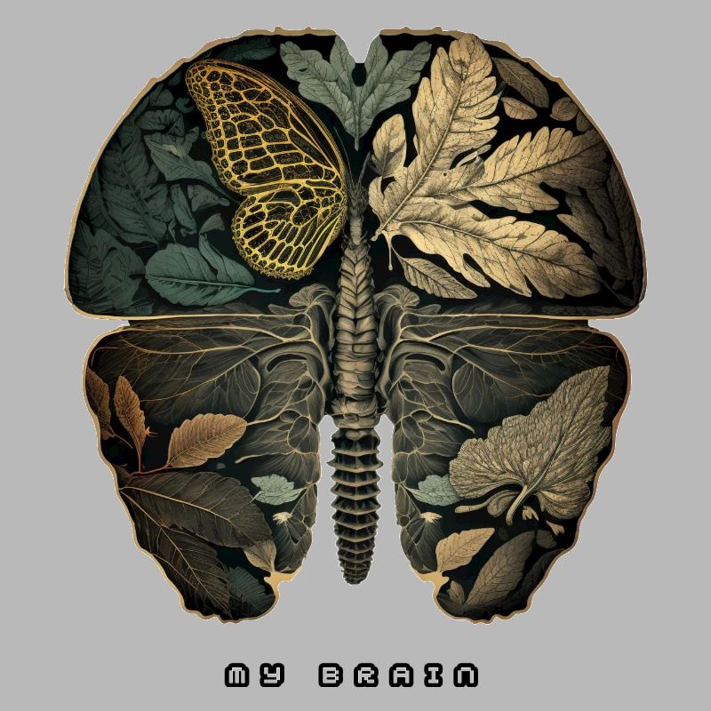 Butterfly Brain Ur-Tshirt