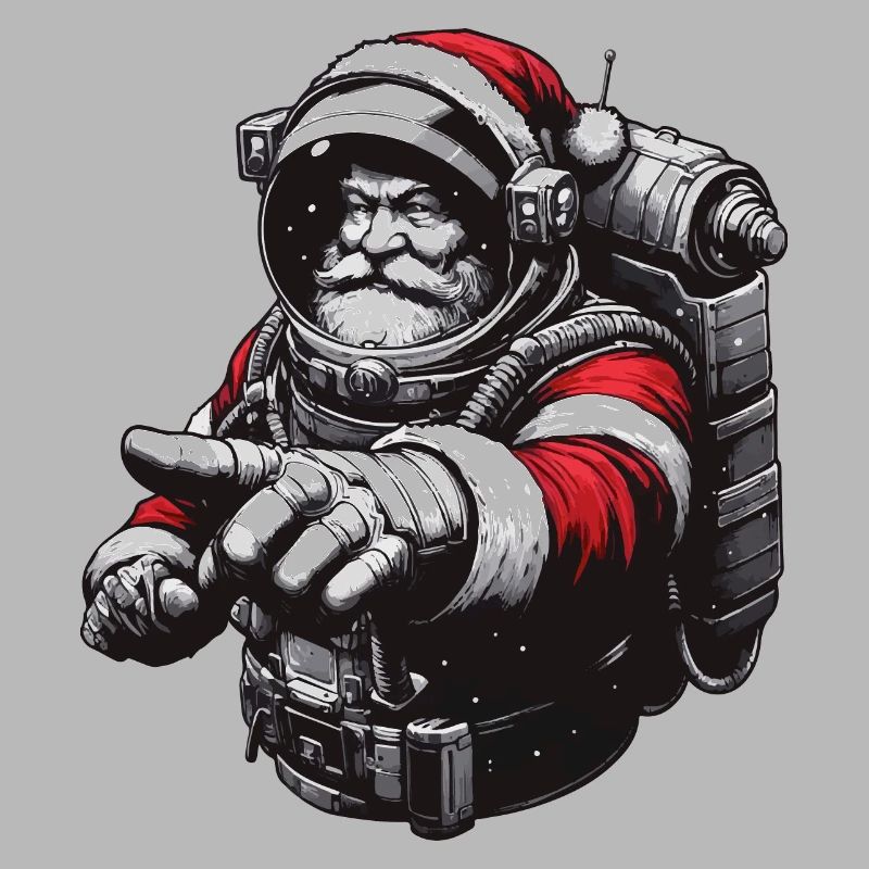 Astronaut Weihnachtsmann Geschenkidee