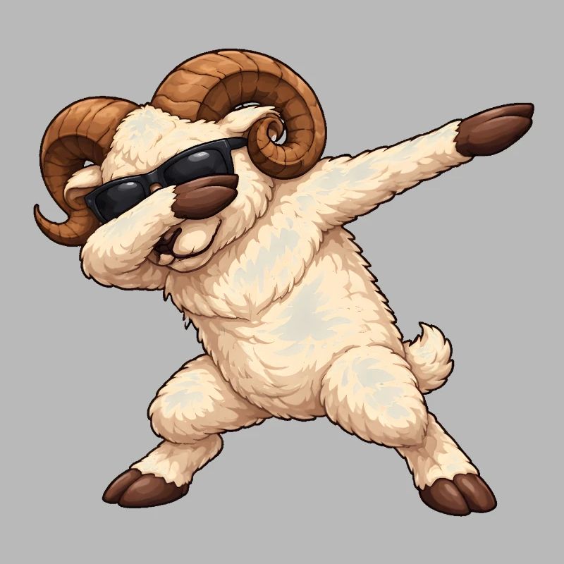 Dabbing Widder