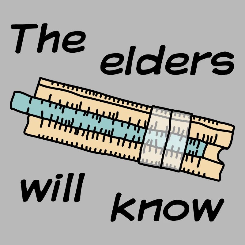 Rechenschieber - The elders will know - dunkel