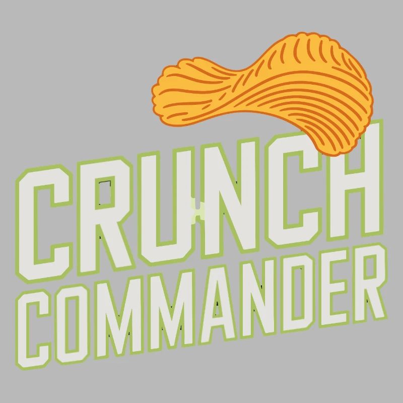  Crunch Commander Knabber Chips Fan Snack