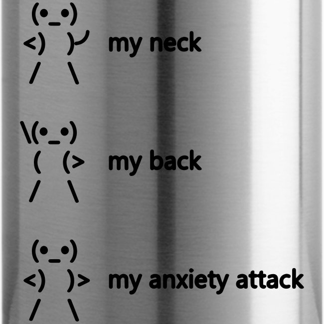 neck back anxiety attack