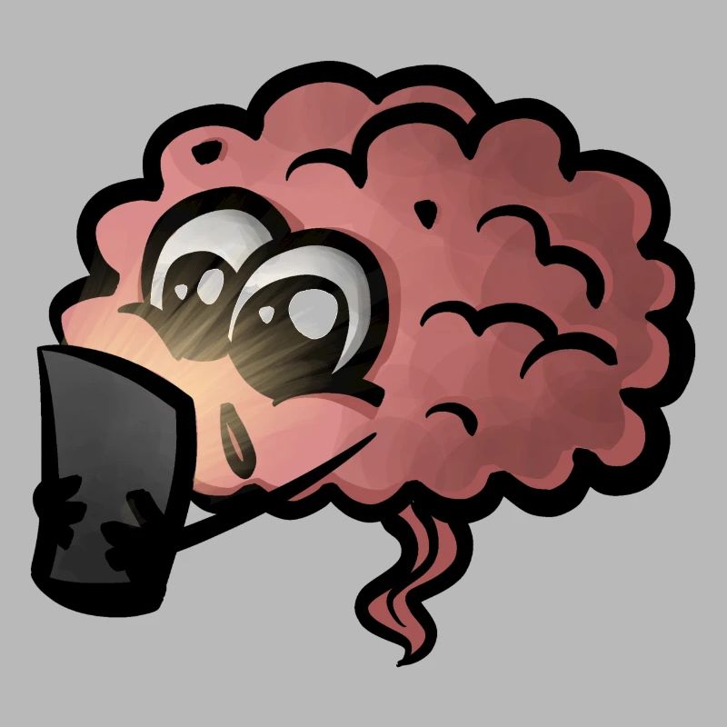 Brain Cell Phone Addiction Gift Idea - Dopamine Addicted