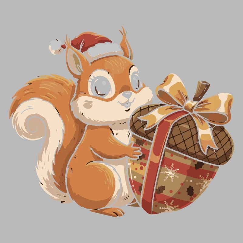 Winter Joy Squirrel Gift