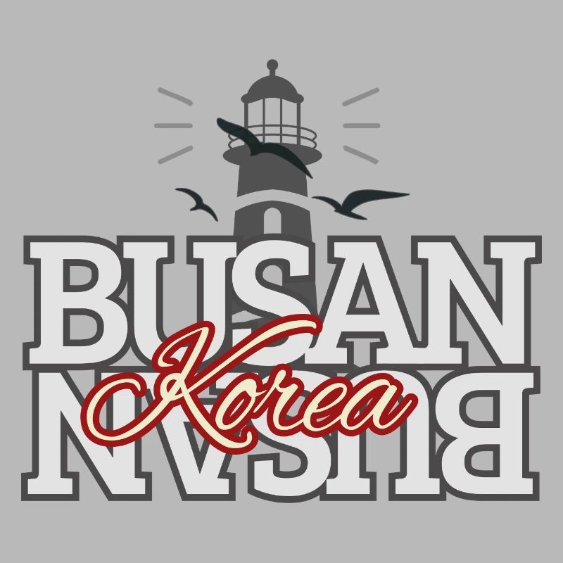Conception typographique du phare de Busan, Corée