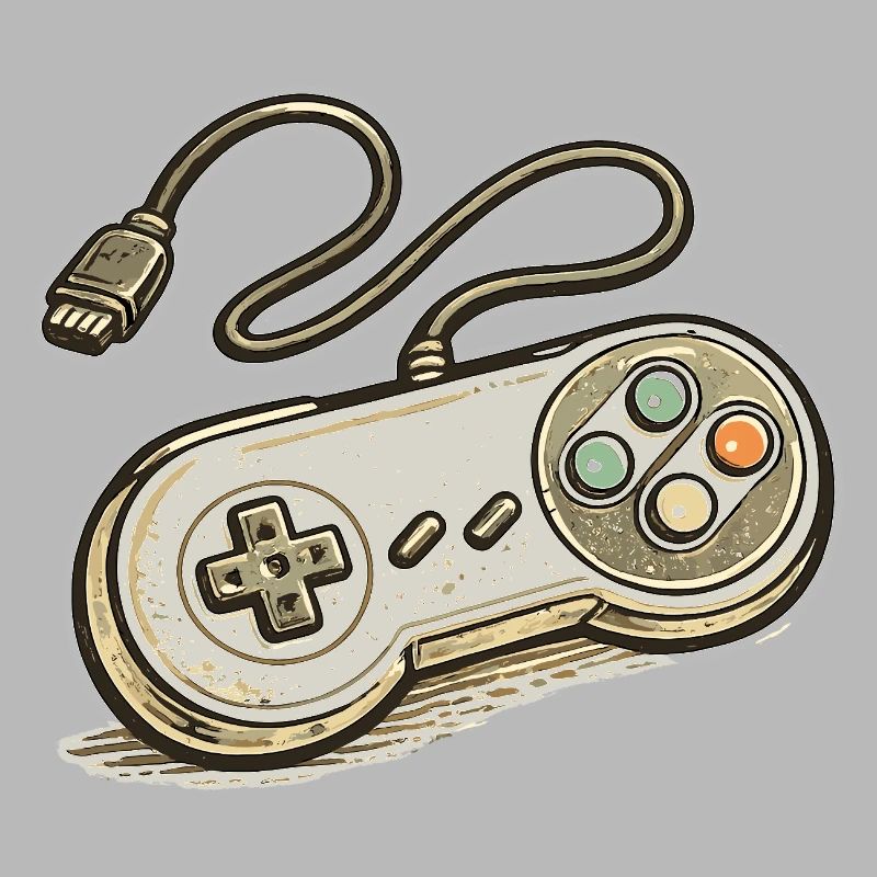 Retro Game Controller Graphics