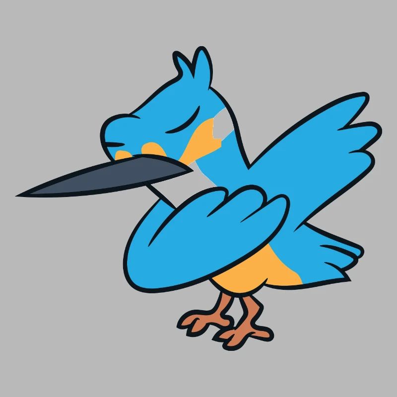 Kingfisher - Dab, dabbing, dancing