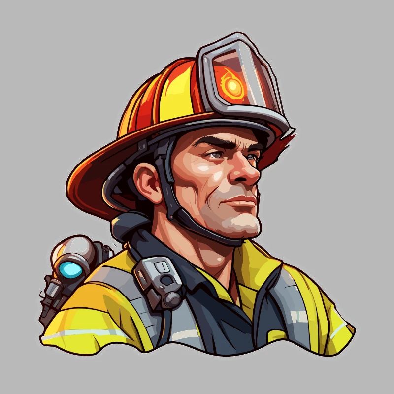 Firefighter / Fire / Fire / Extinguish / Hero