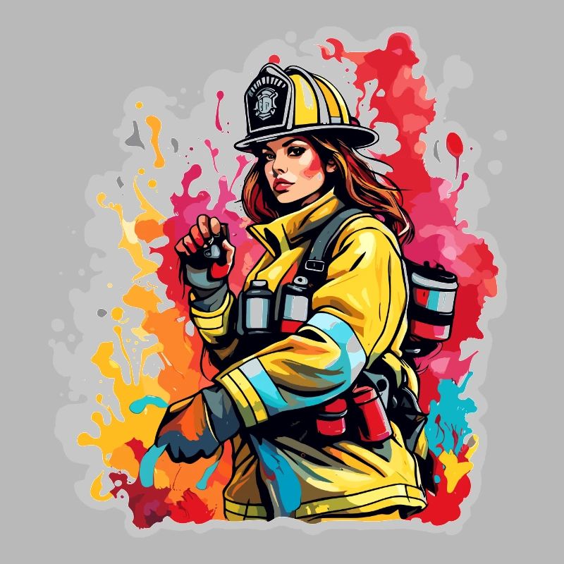 Firefighter / Fire / Fire / Extinguish / Heroine