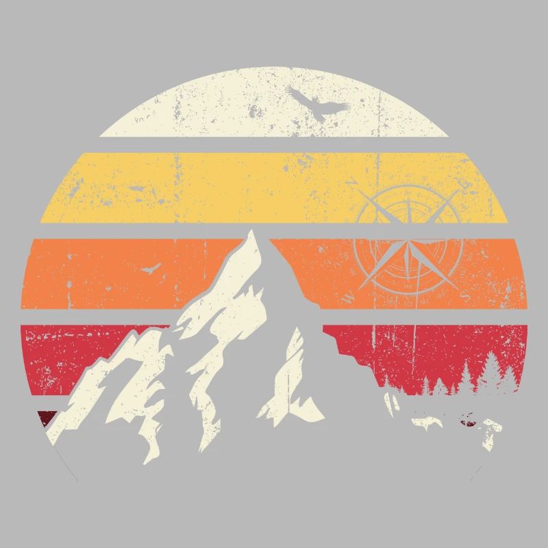 Alpine Sunset Kompass