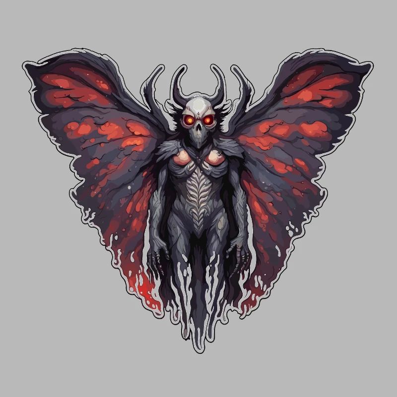 Mothman / Moth / Insect / Mythical Creature / Flutter