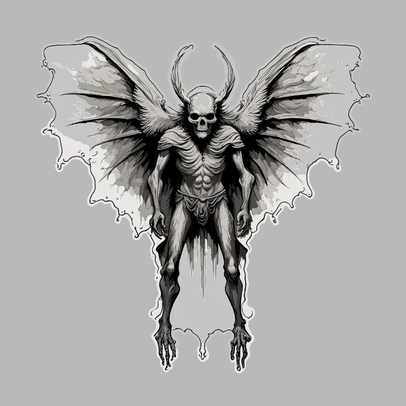 Mothman / Moth / Insect / Mythical Creature / Flutter