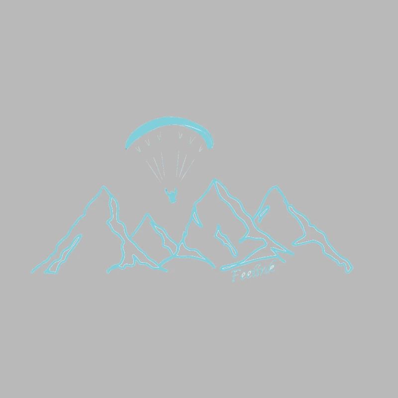 Paragliding Gleitschirm Pilot Schnee