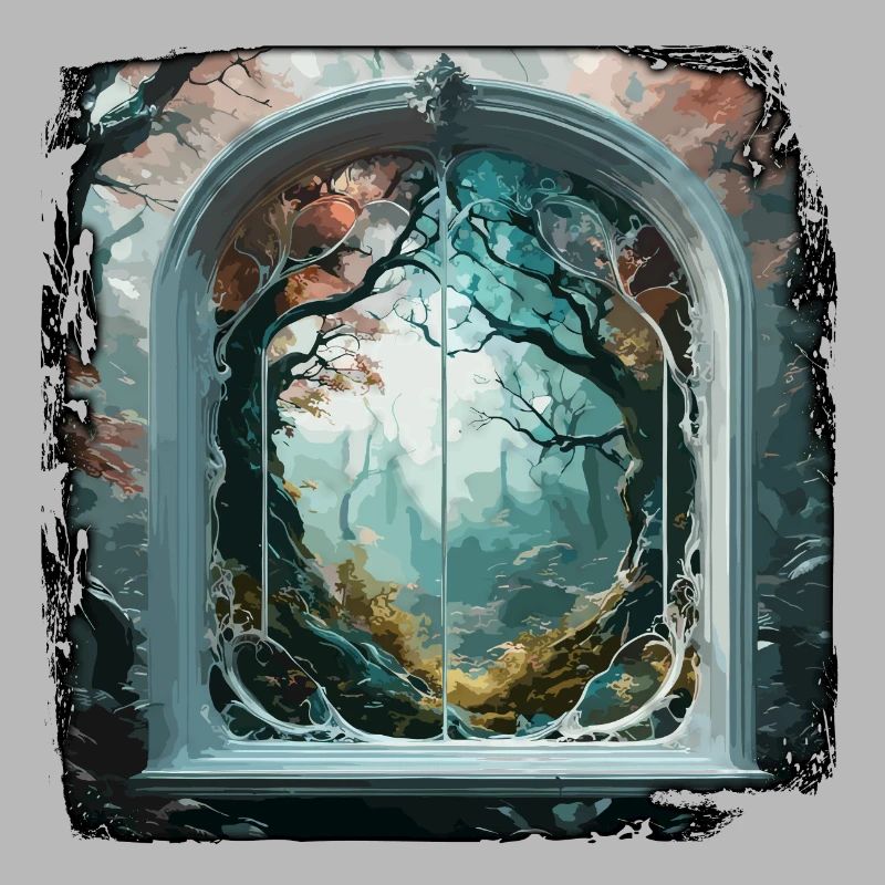 Window in the Forest / Trees / View / Wilderness