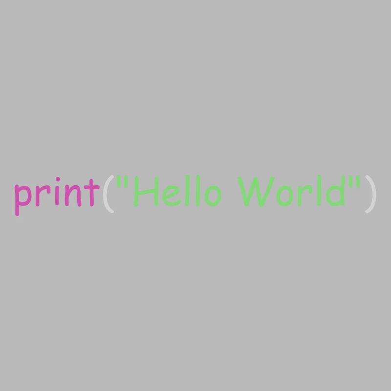Hello World programmation Python C++ C #