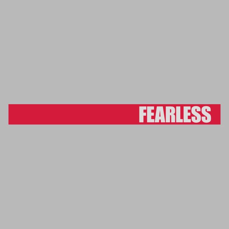 fearless Text Zitat Design