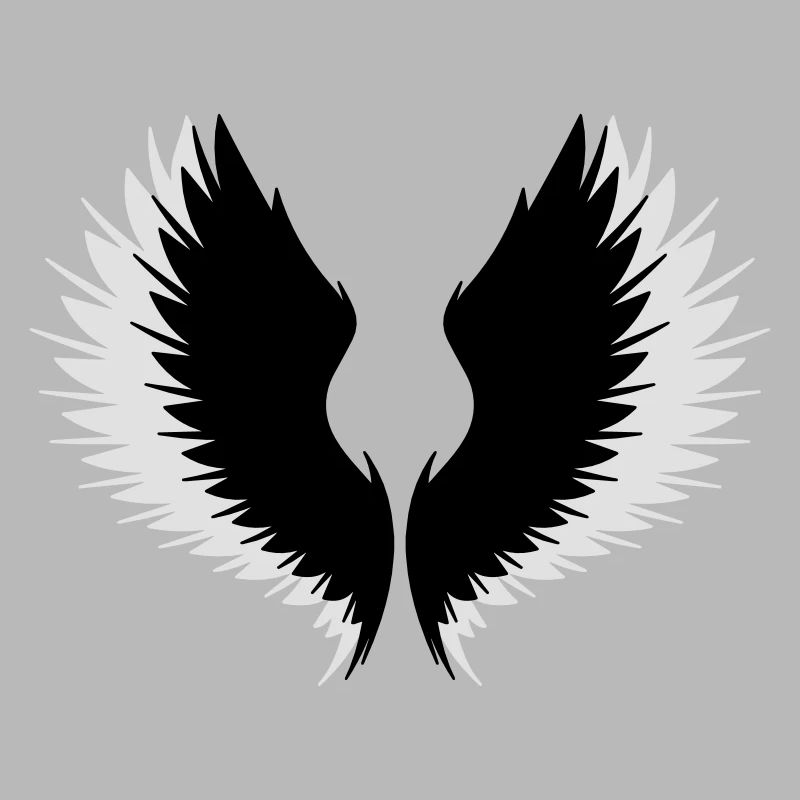 Wings with shadow
