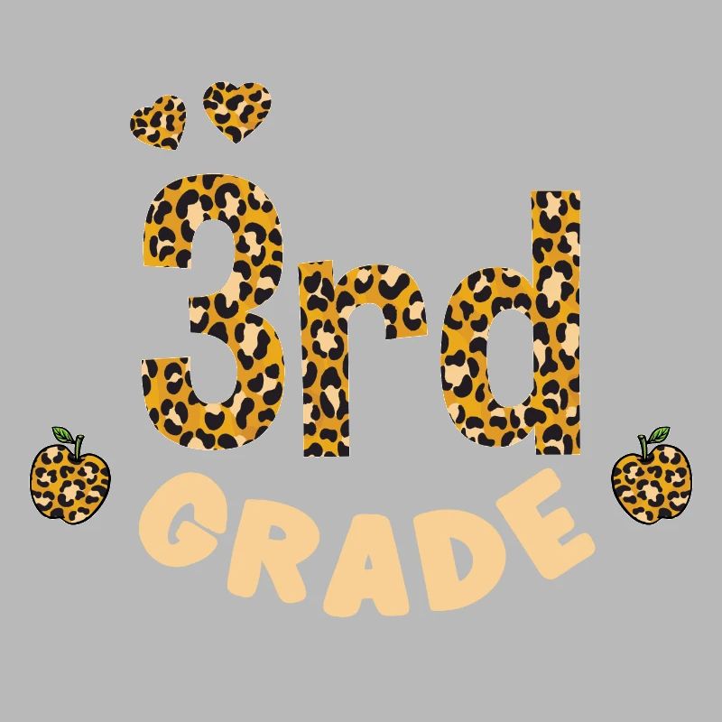 Hello 3rd Grade Leopard Teacher