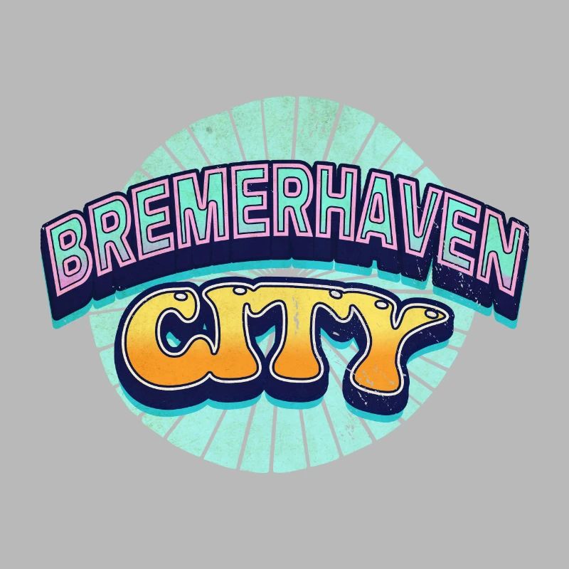 Bremerhaven Germany Font Pop Art Comic