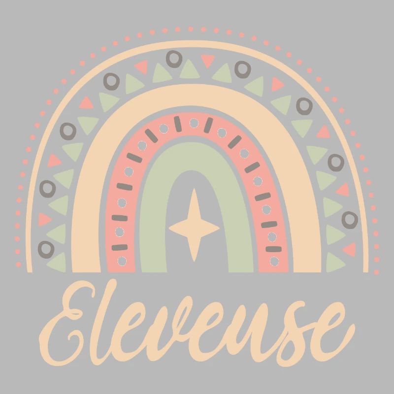 Cadeau Eleveuse. Boho Rainbow éleveuse. Éleveuse.