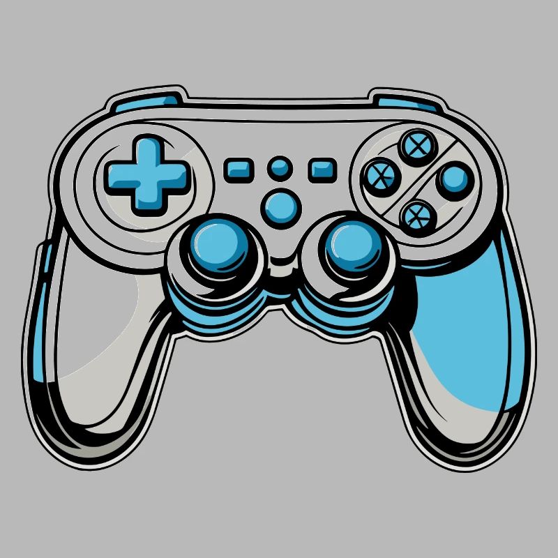 Controller Blau Illustration