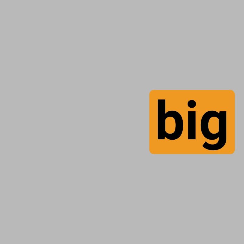 Think big (white)