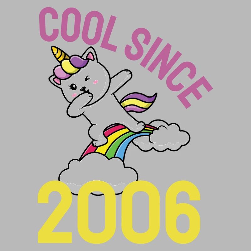 Cool seit 2006 Dabbing Katze 16. Geburtstag