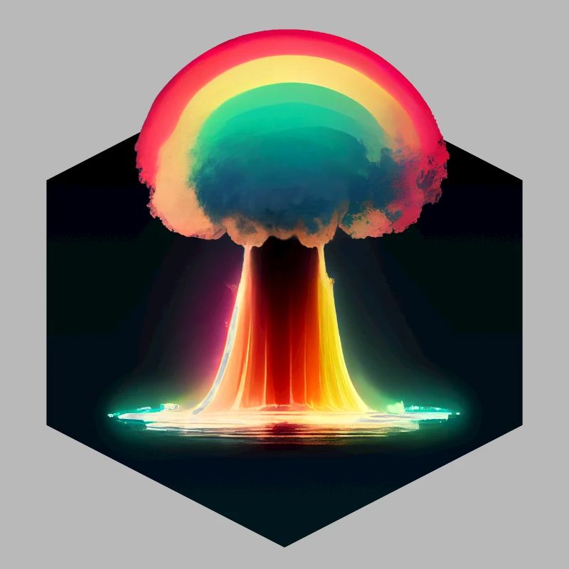 Rainbow Nuclear Explosion