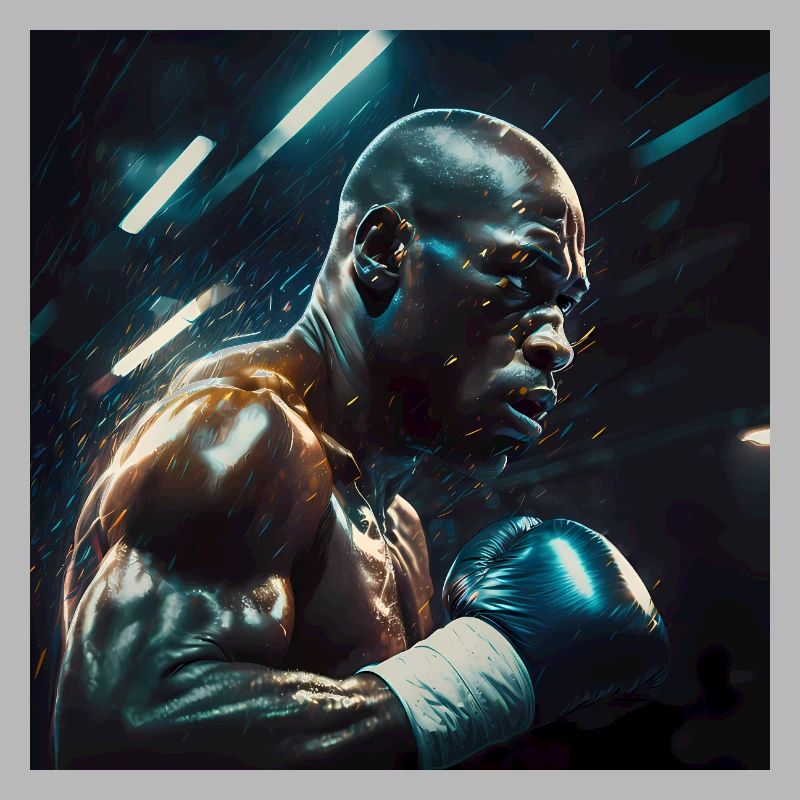 Affiche de boxe