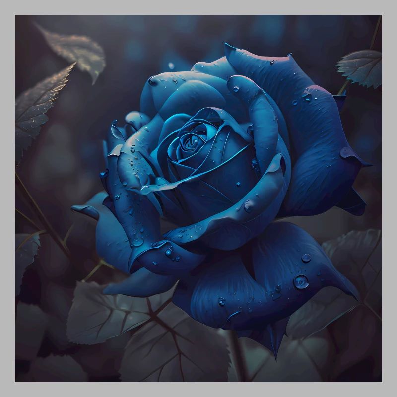 Portrait einer Rose