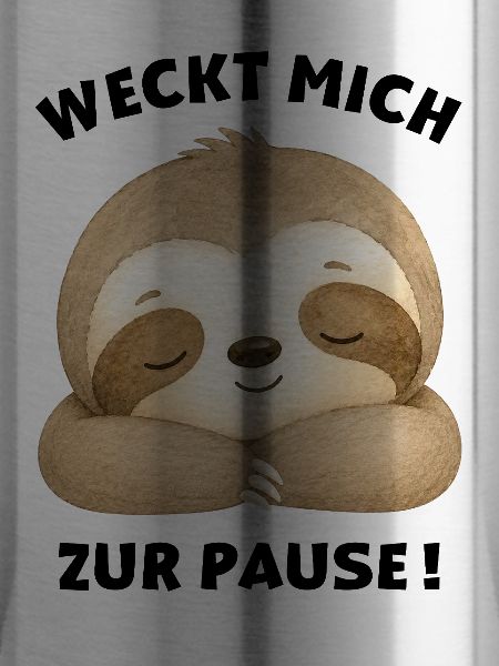 Weckt mich zur Pause Faultier