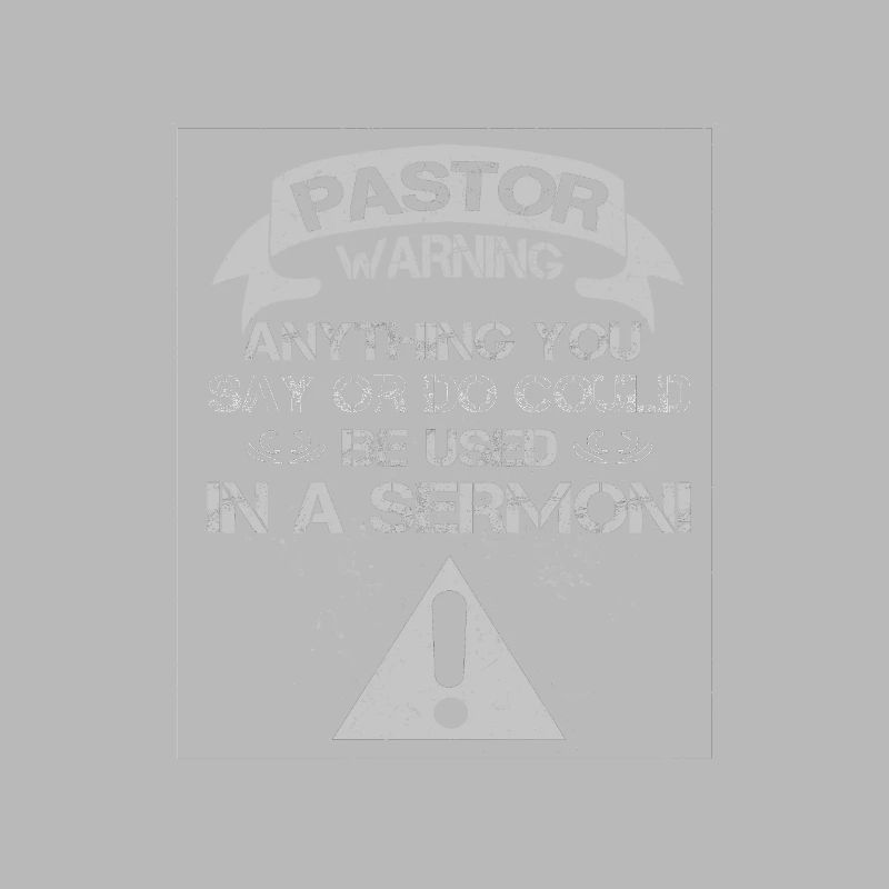 Pastor schenkt alles, was in der Predigt gesagt oder getan wird