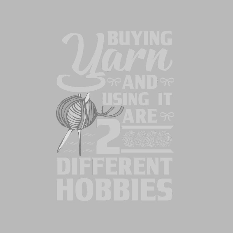 Knitting Humor Buying Yarn and Using it 2