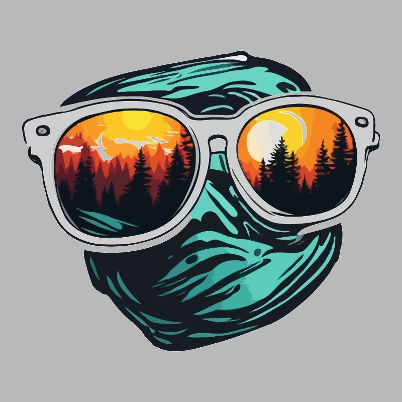 Lunettes de soleil / Reflection / Forest / Reflection