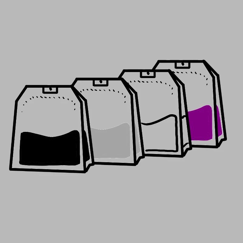 Asexueller Teebeutel Ace Pride