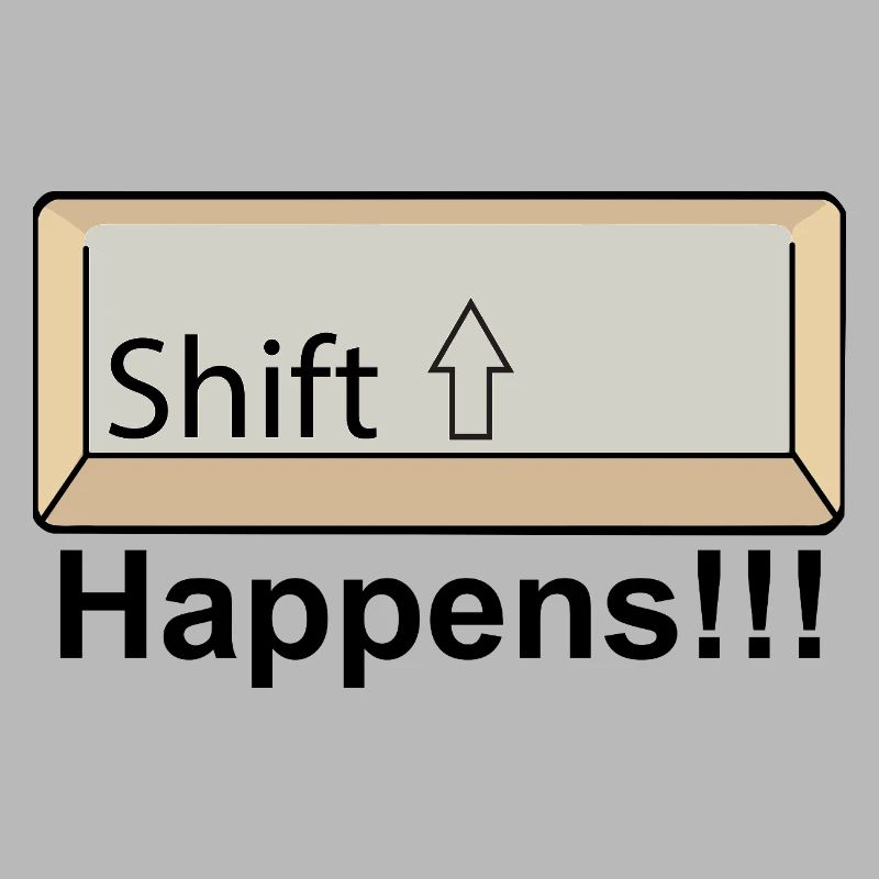 Shift Key Minimal Keyboard Design