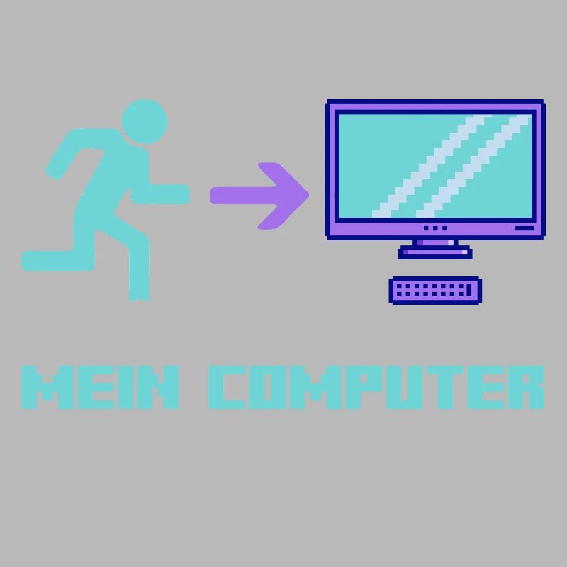 Computer Zocker Programmierer Administrator Gamer