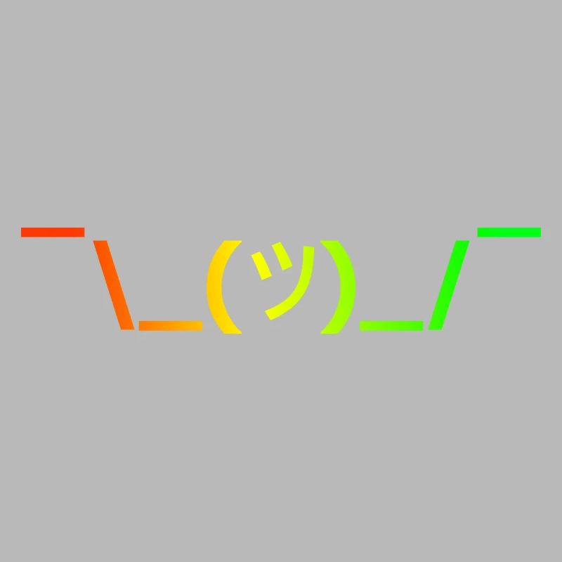 shruggie Rainbow red-green