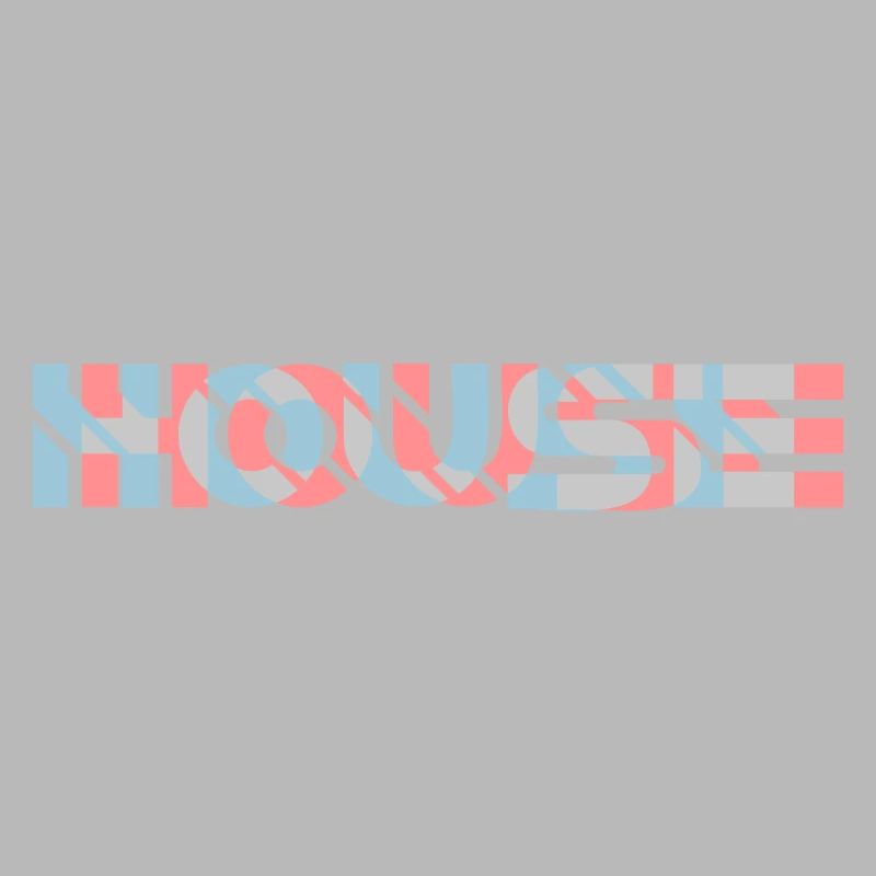 Logo de l’effet 3D de la maison