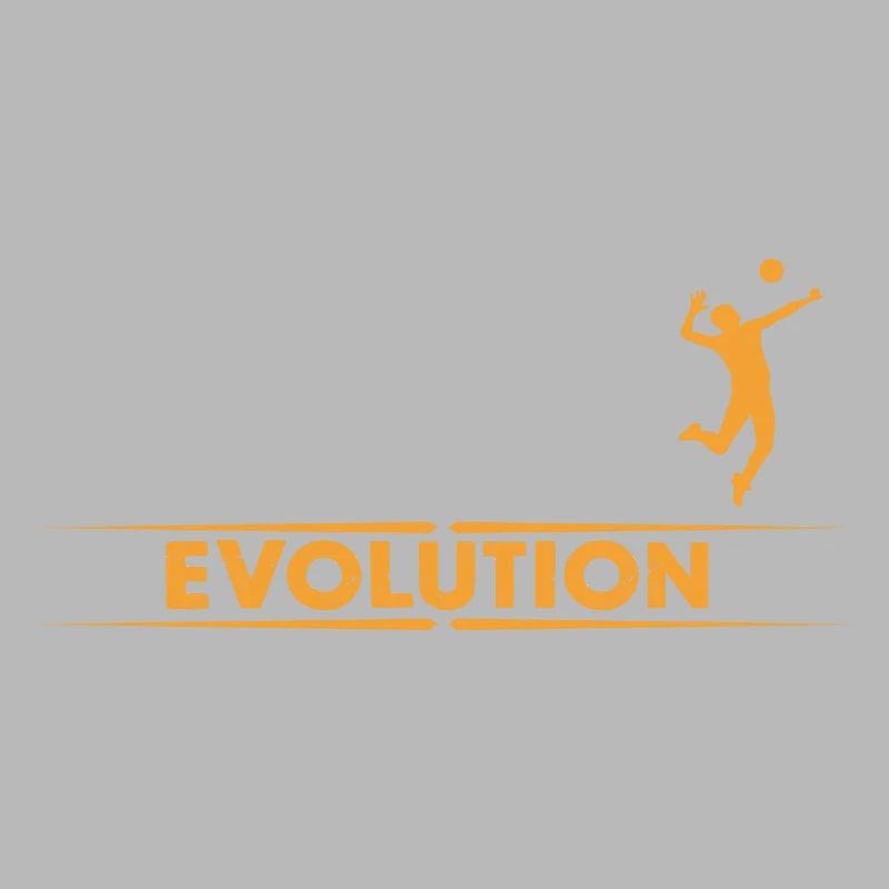 Volleyball Evolution - orange/weiss