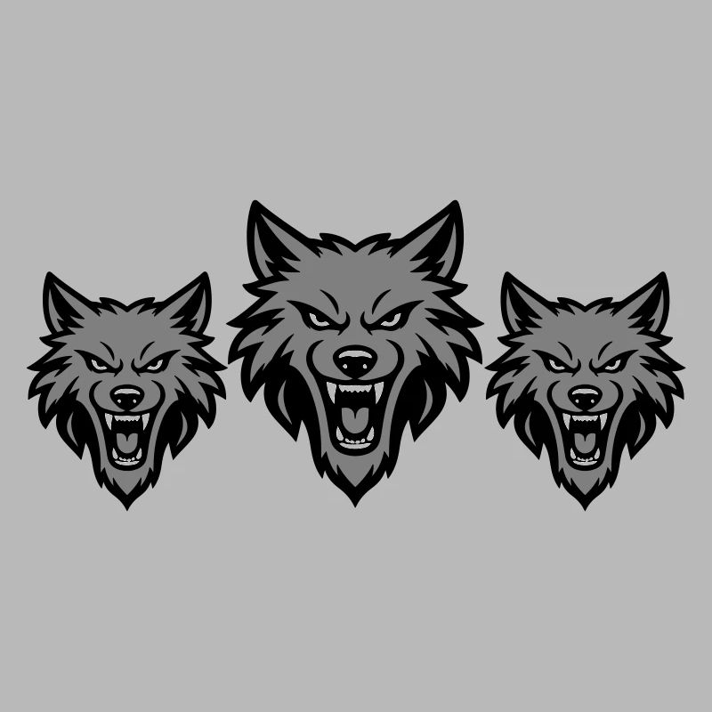 Meute d’équipe de loups