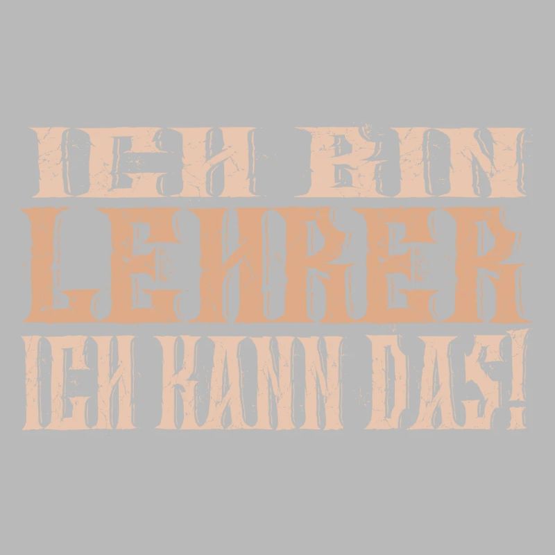 Ich bin Lehrer